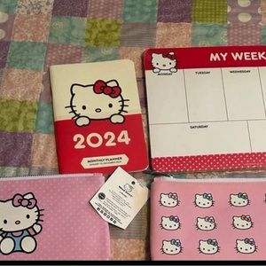 Hello Kitty mini planner (2024) and accessories